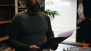 brunette milf teacher contemplates deepthroating cock to bump stepson up class waiting list wild