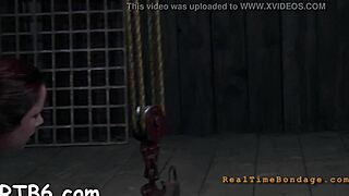 Intense Cock Sucking Slut Licks Balls in Hardcore Bondage Fuck Fest