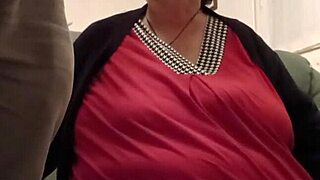 new slave bitch marie kneels humiliated milf tits out for master's dirty commands