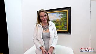 Inked Brunette Parker Craves That Big Cock Deep