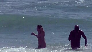 bbc fucks me publicly on caribbean nude beach hubby filming?