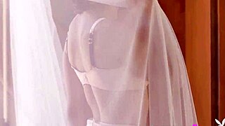 Big Tits Milf Sways in Lingerie Teasing Strip