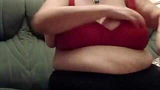 new slave bitch marie kneels humiliated milf tits out for master's dirty commands