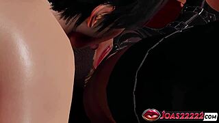 Adria Black Latex 3D Hentai Pov Pussy Lick Anal Vibrator Squirt Stretch