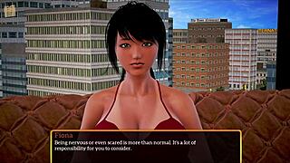 brunette's big tits and ass take monster cock