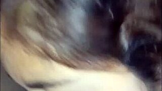 latina teases with sloppy blowjob and cucumber mouth play to extract hot cum