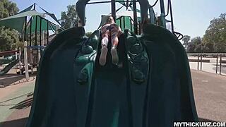 Watch That Juicy White Booty Bounce Wild On Monster White Cock