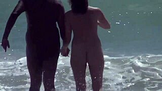 bbc fucks me publicly on caribbean nude beach hubby filming?