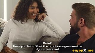 I'm horny latina with huge tits getting rough fucked to orgasm