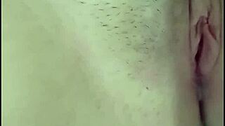 blonde latina boldly flashes her tight pink vagina up close