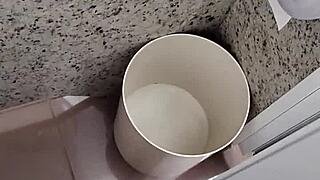 What Happens Inside This Public Toilet Bathroom Solo?