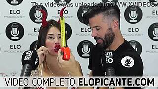 Elo Glides Ice Over Sara Blonde's Tits