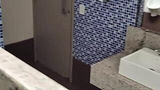 What Happens Inside This Public Toilet Bathroom Solo?