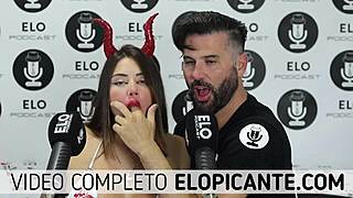 Elo Glides Ice Over Sara Blonde's Tits