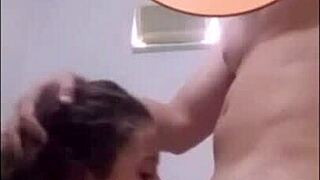 Amateur teen takes it deep in homemade anal