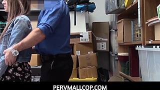 Perv Mall Cop Fucks Pregnant Kimmy Granger for Shoplifting