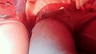 Young petite stepmom sneaks blowjob to stepson on crowded public bus