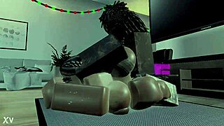 ebony babe's tight ass stretched wide by massive bbc