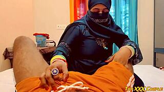 Desi Muslim Bhabhi's Hot XXX Masti Teases Step-Brother Seductively
