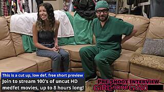 Doctor Tampa Sounds Aria Nicole's Urethra Closeup In Hospital Backstage