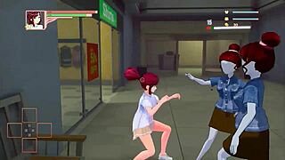 red haired lady gets fucked in pantsu new hentai game video