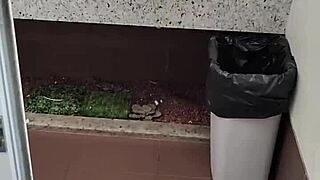 What Happens Inside This Public Toilet Bathroom Solo?