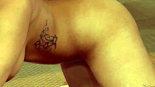 Natasha Vega's seductive nuru massage turns into steamy ass and big tits licking session.