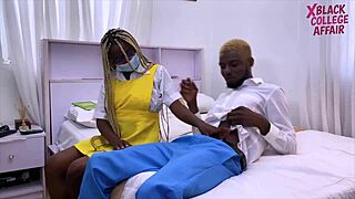 Petite Schoolgirl Orgasms Hard on Monster Ebony Cock