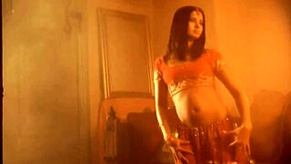 Exotic Brunette Dances Teases Strips Nude Sensually Beautiful.