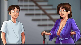 amateurs dive into erotic homemade summertime saga vibes