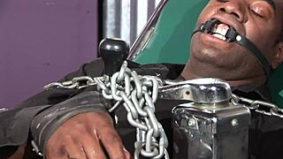 beautiful black milf sydnee capri in fishnets rides big cock with deepthroat blowjob