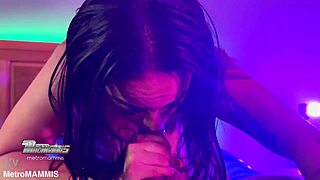 Brazilian Babe Gagging on Monster Cock in Deepthroat Tryout