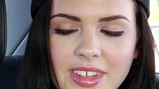 Lick this busty babe's pussy then drill her