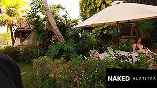 yo this fine puerto rican wife cheats slurping bbc like a total outdoor slut 😈🍑