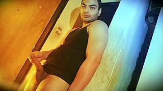 struggling to lift that massive muscular bodybuilder cock hard against the wall