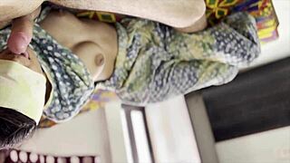 stepsister caught in wild rough accidental fuck session