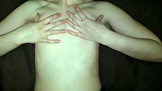 oh man check out this classmate shaking her huge natural tits for the cam homemade