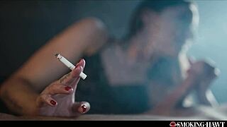 smoking babes puff cigs while sucking cock pov