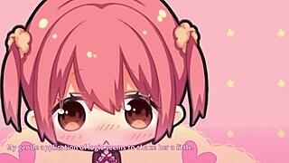 Rino's route unfolds with monster cock creampie in hentai part 44