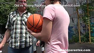 Grandparents lure teen from basketball court for group fun