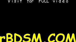 beauty's tight fuck holes compete in rough bondage pounding contest