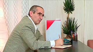 Crazy shaved teen slut sucks cock then takes missionary pounding to shaved pussy