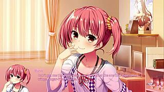 Rino's route unfolds with monster cock creampie in hentai part 44