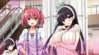 Rino's route unfolds with monster cock creampie in hentai part 44