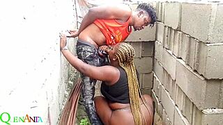 exotic ebony begged to fuck my husband bent over doggystyle creampie