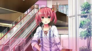 Rino's route unfolds with monster cock creampie in hentai part 44