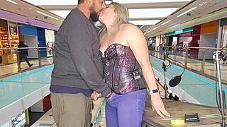 hidden mall fuck thrills as strangers glimpse our wild public pounding