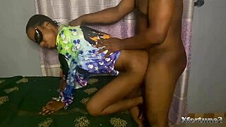 sexy petite stepsis craves some thick cock before bed with her curvy ebony ass up