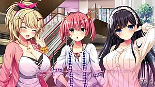 Rino's route unfolds with monster cock creampie in hentai part 44