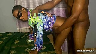 sexy petite stepsis craves some thick cock before bed with her curvy ebony ass up